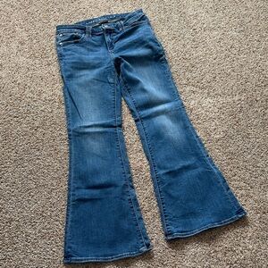 American Eagle Outfitters Medium Blue Flare Jeans